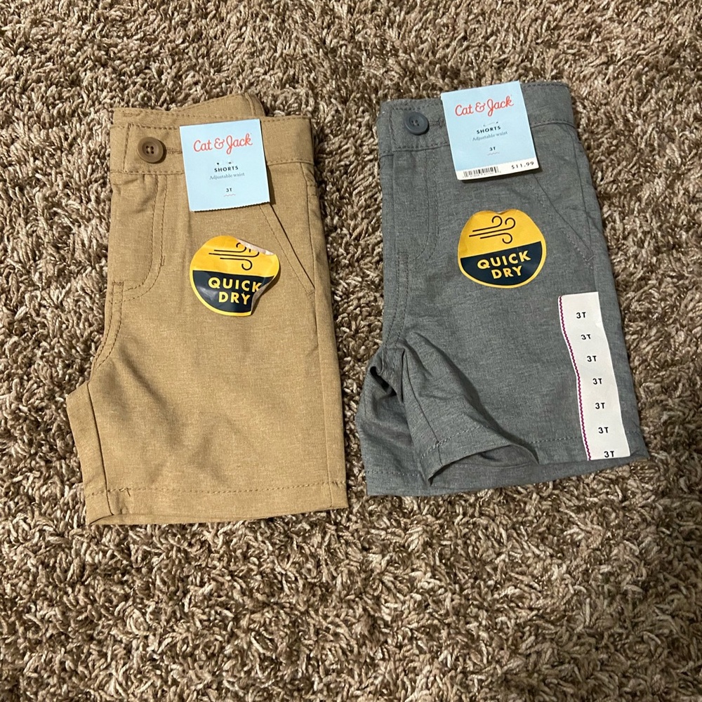 Cat & jack quick dry toddler boy shorts 3t